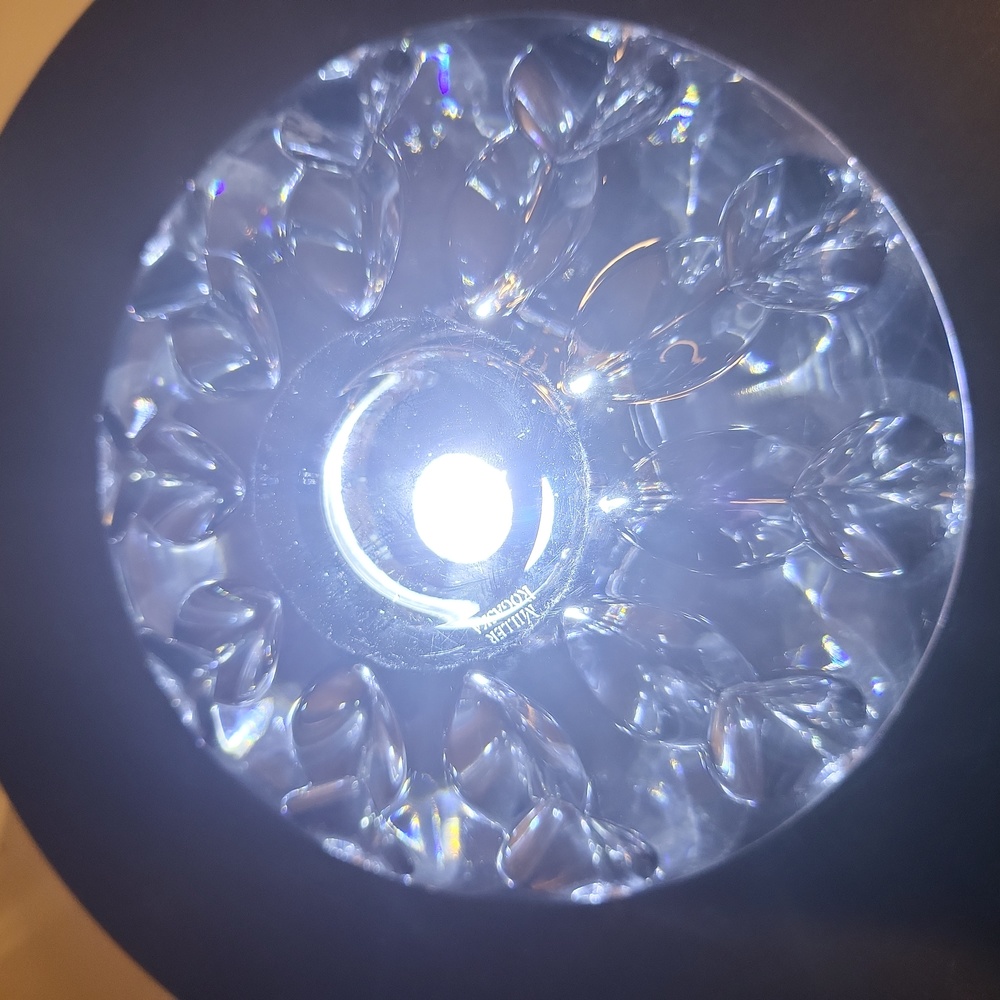 Miller Rogaska Crystal Votive Candle Holder  6" - Picture 6 of 7